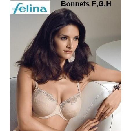 Soutien Gorge Décor Felina Peau