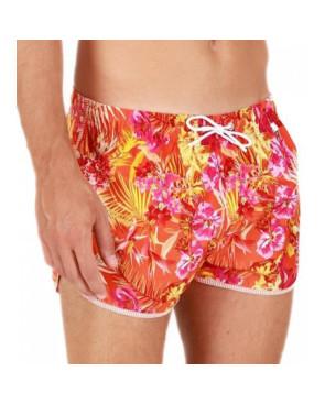  Short de plage imprimé tropical fleuri délire et tendance Homme