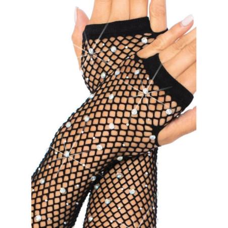 Mitaine Resille Strass Leg Avenue