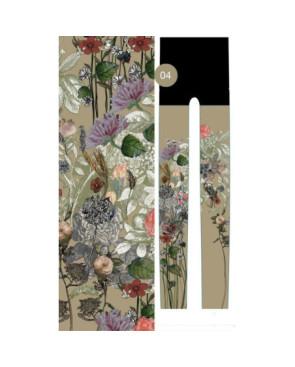 collant sans pieds MArieantoilette tatouage fleuri