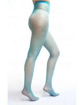 collant resille turquoise fluo pamela mann