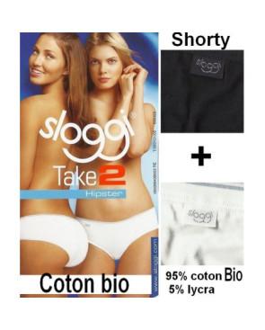Lot de Shorty coton Bio  Sloogi