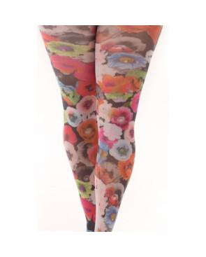 Collant imprimé fleurs Poppy Pamela Mann