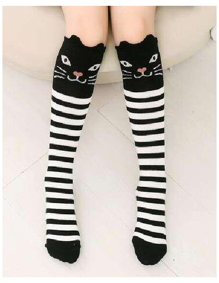 Mi bas Chats et rayures