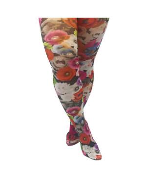  Collant imprimé fleurs Poppy Pamela Mann grande taille curvy