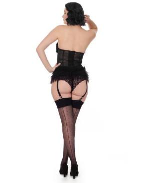 Bas pour porte jarretelles Couture Plumetis