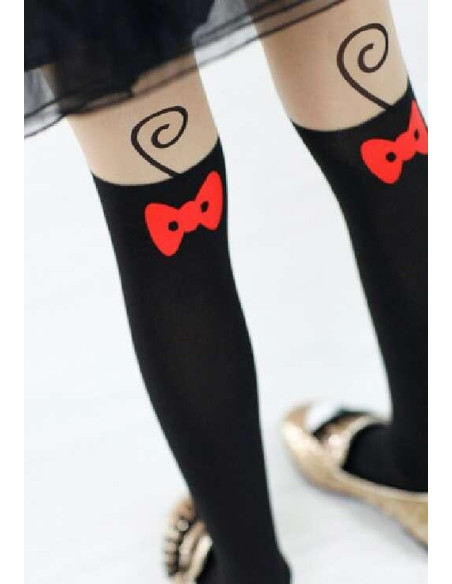 Collant enfant cuissarde chat dos