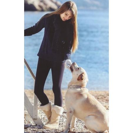Collant Hiver coton polaire Cronert
