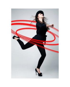 collant sans pieds hiver en coton polaire