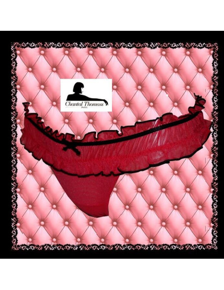 String Malicieuse Chantal Thomass Corail