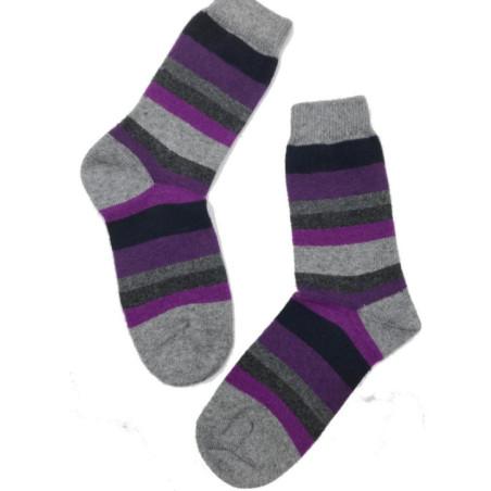 Chaussettes San Giacomo Laine et cachemire Rayures