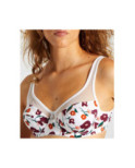 Soutien gorge Coton bio Dim Fleuri