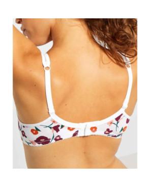 Soutien gorge Coton bio Dim Fleuri