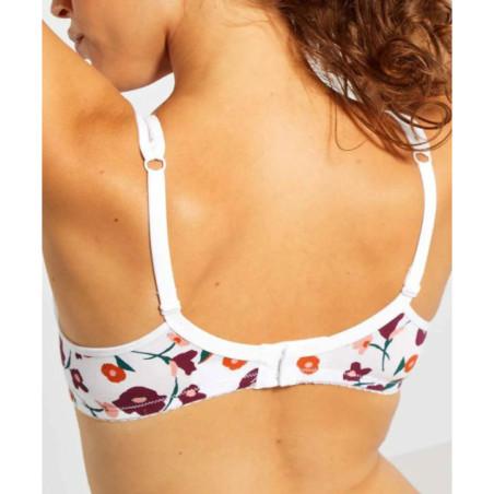 Soutien gorge Coton bio Dim Fleuri