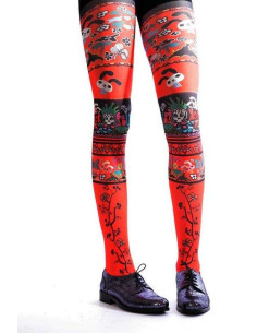 Collant imprimé lapinous Bad Girls 2