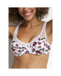 Soutien gorge Coton bio Dim Fleuri