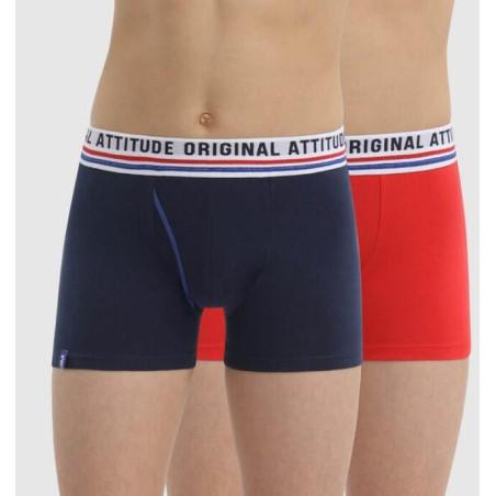 Boxer Dim Duo Coton avec ouverture