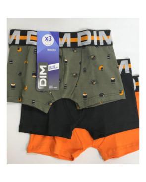 3 Boxers Dim Enfant Kaki Yum Yum