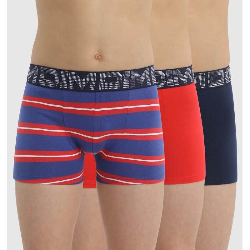 3 Boxers Dim Enfant marine Super Héro 3 Boxers Dim Enfant marine Super Héro