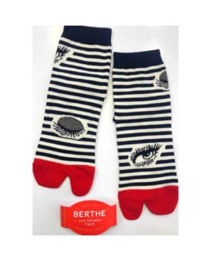 chaussettes Tabis Berthe aux grands Pieds clin d'œil