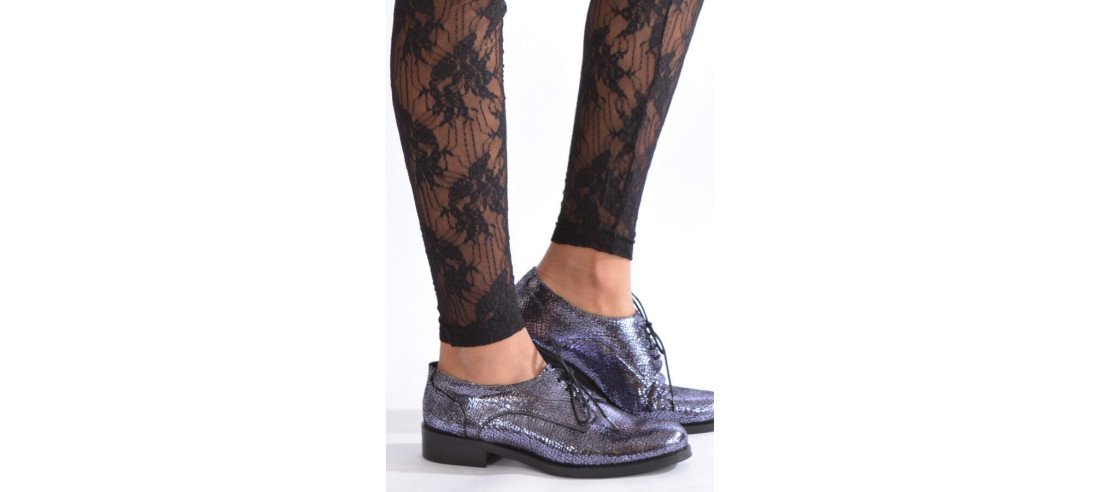 Leggings en dentelle authentique Dolci Calze détail pied