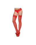 Bas resille Noir Port jarretelles dentelle