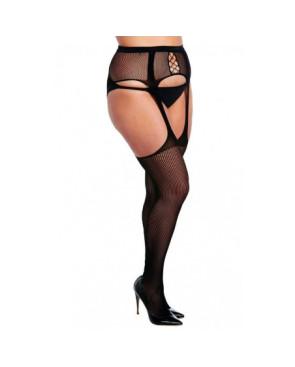  Collant porte jarretelle Grande taille obsessive resille élégant