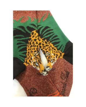 Chaussettes Berthe aux grands pieds Fil  Léopard