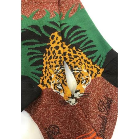 Chaussettes Berthe aux grands pieds Fil  Léopard
