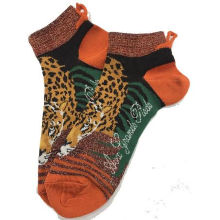 Socquettes Berthe aux grands Pieds Leopard