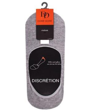 Protége pieds en coton unisex DD gris