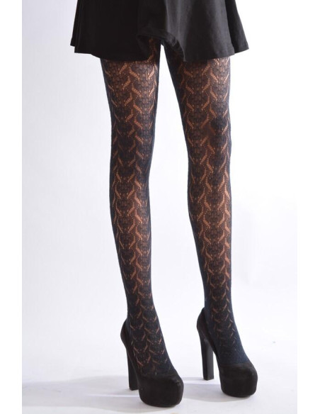 Collant Dentelle Médaillon coton Dolci Calze