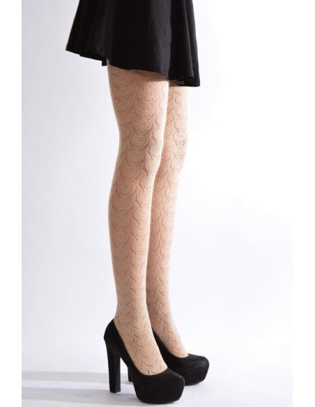 Collant Dentelle Médaillon coton Dolci Calze