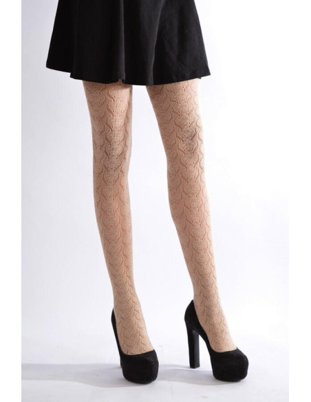 Collant Dentelle Médaillon coton Dolci Calze