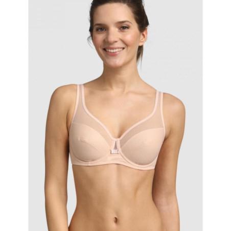 soutien gorge dim generous aramture nude paillettes