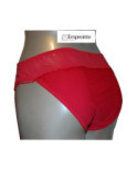 Slip Empreinte Pois glamour Cerise