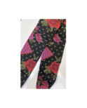 Collant Fil de Jour Plumetis Roses Rouges