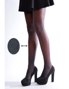 Collant Maille Brillante marine Dolci Calze