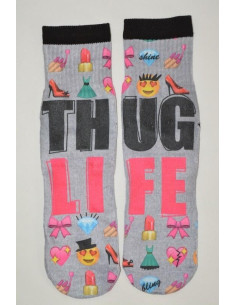 Chaussettes imprimé Thug Life 2