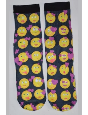 Chaussettes imprimé Filles Emojis