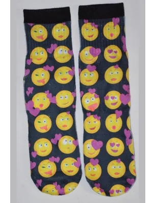 Chaussettes imprimé Filles Emojis