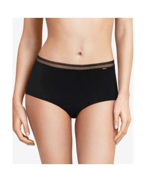 culotte haute chantelle menstruelle noire