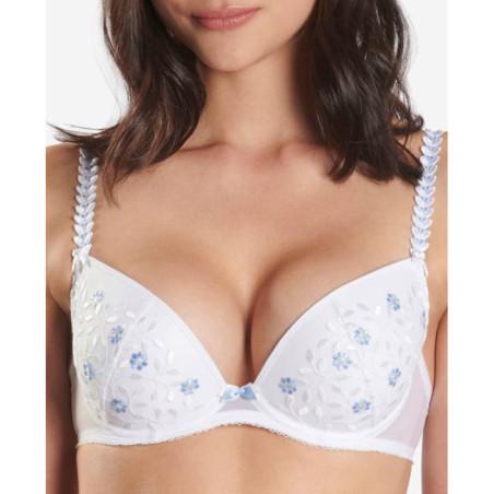 Soutien gorge Aubade Push up Fleurs de cristal