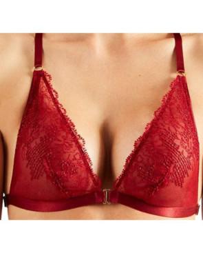Soutien Gorge Aubade Triangle sans armature bordeaux