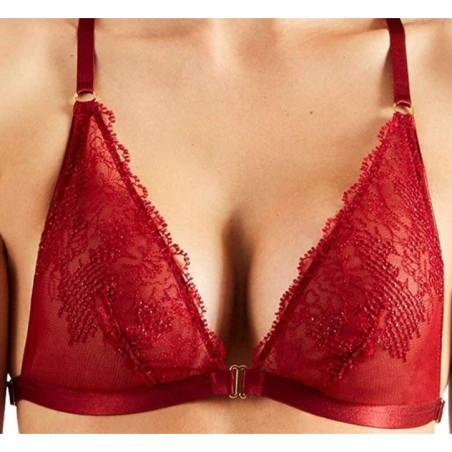 Soutien Gorge Aubade Triangle sans armature bordeaux