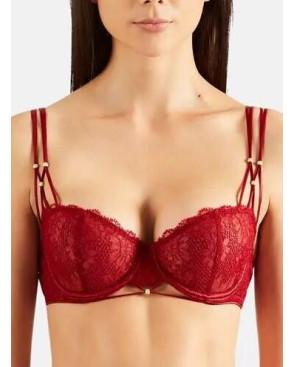 Soutien gorge corbeille Aubade Belle étoile bordeau