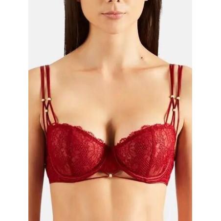 Soutien gorge corbeille Aubade Belle étoile bordeau