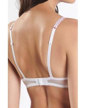 soutien gorge Aubade Classique Plongeant Fleur de cristal