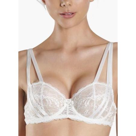 soutien gorge Aubade Balconnet Fiévre de glace dentelle