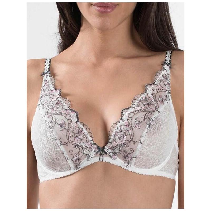 Soutien Gorge Aubade Plongeant femme romantique